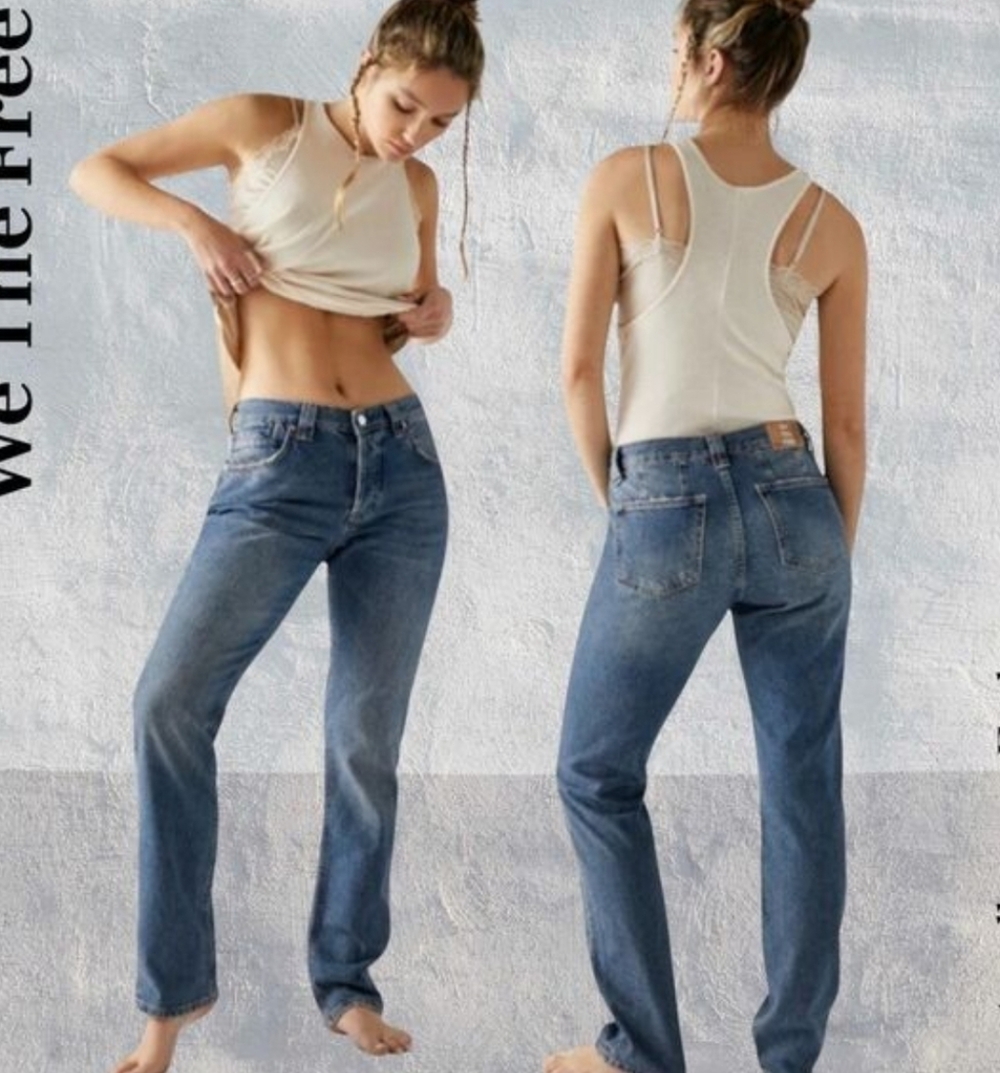 We The Free CRVY Siren Low Rise Straight Leg Jean
